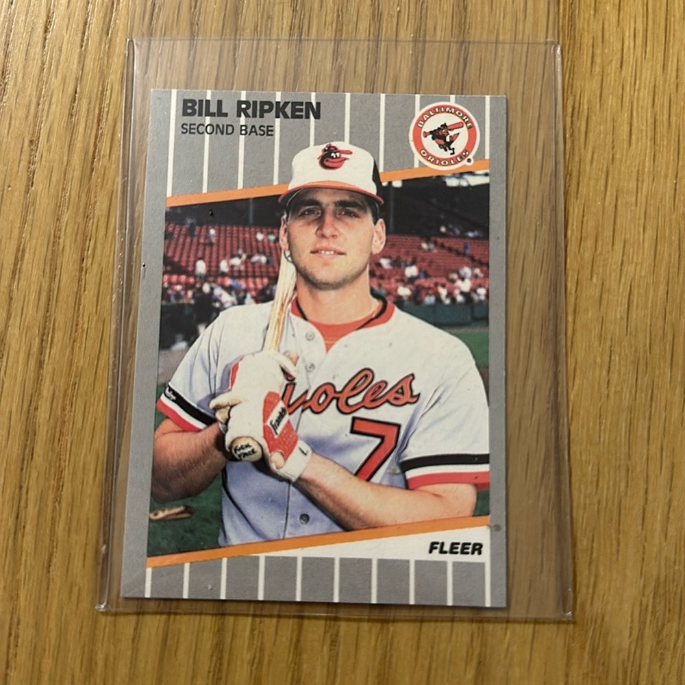 Vintage bill ripkin card